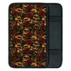 Gun Rose Skull Car Console Cover-grizzshop