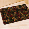 Gun Rose Skull Door Mat-grizzshop