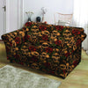 Gun Rose Skull Loveseat Cover-grizzshop