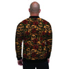 Gun Rose Skull Men's Bomber Jacket-grizzshop