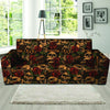 Gun Rose Skull Sofa Cover-grizzshop