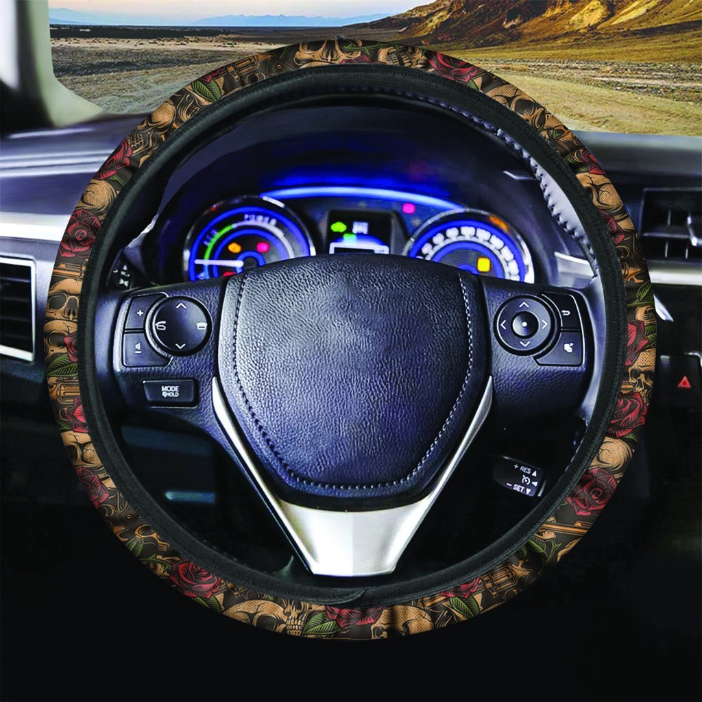 Rose steering online wheel cover