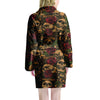 Gun Rose Skull Women's Robe-grizzshop