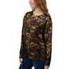 Gun Rose Skull Women's Sweatshirt-grizzshop