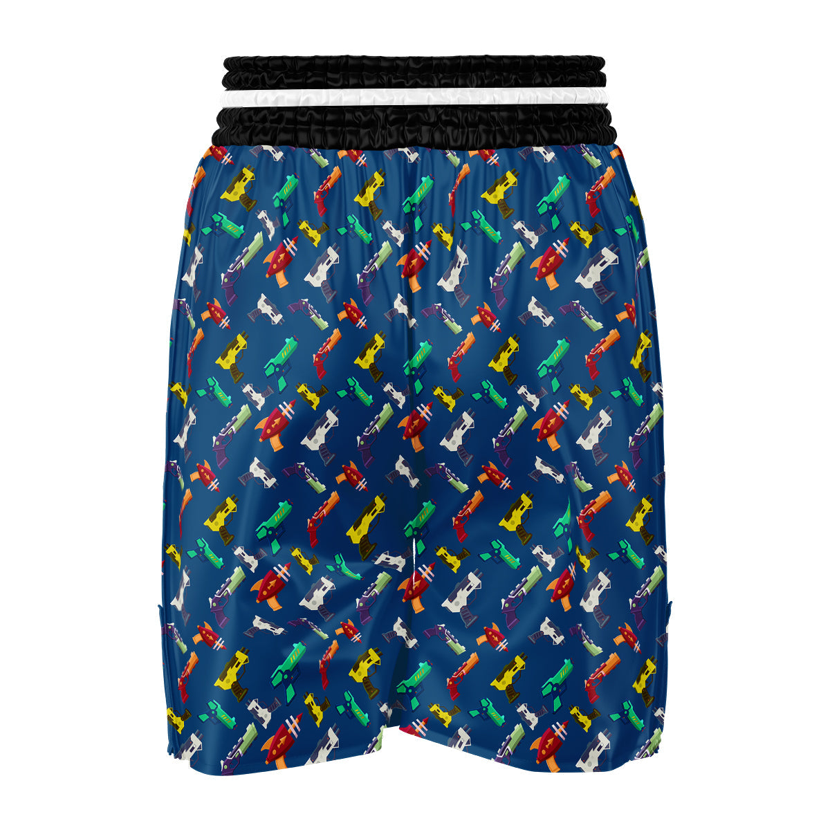 Guns Game Colorful Print Pattern Boxing Shorts-grizzshop
