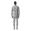 Guns White And Black Print Pattern Men's Pajamas-grizzshop