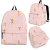 Gymnastics Pattern Print Backpack-grizzshop