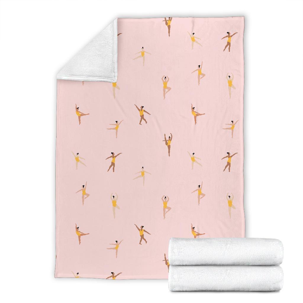 Gymnastics Pattern Print Blanket-grizzshop