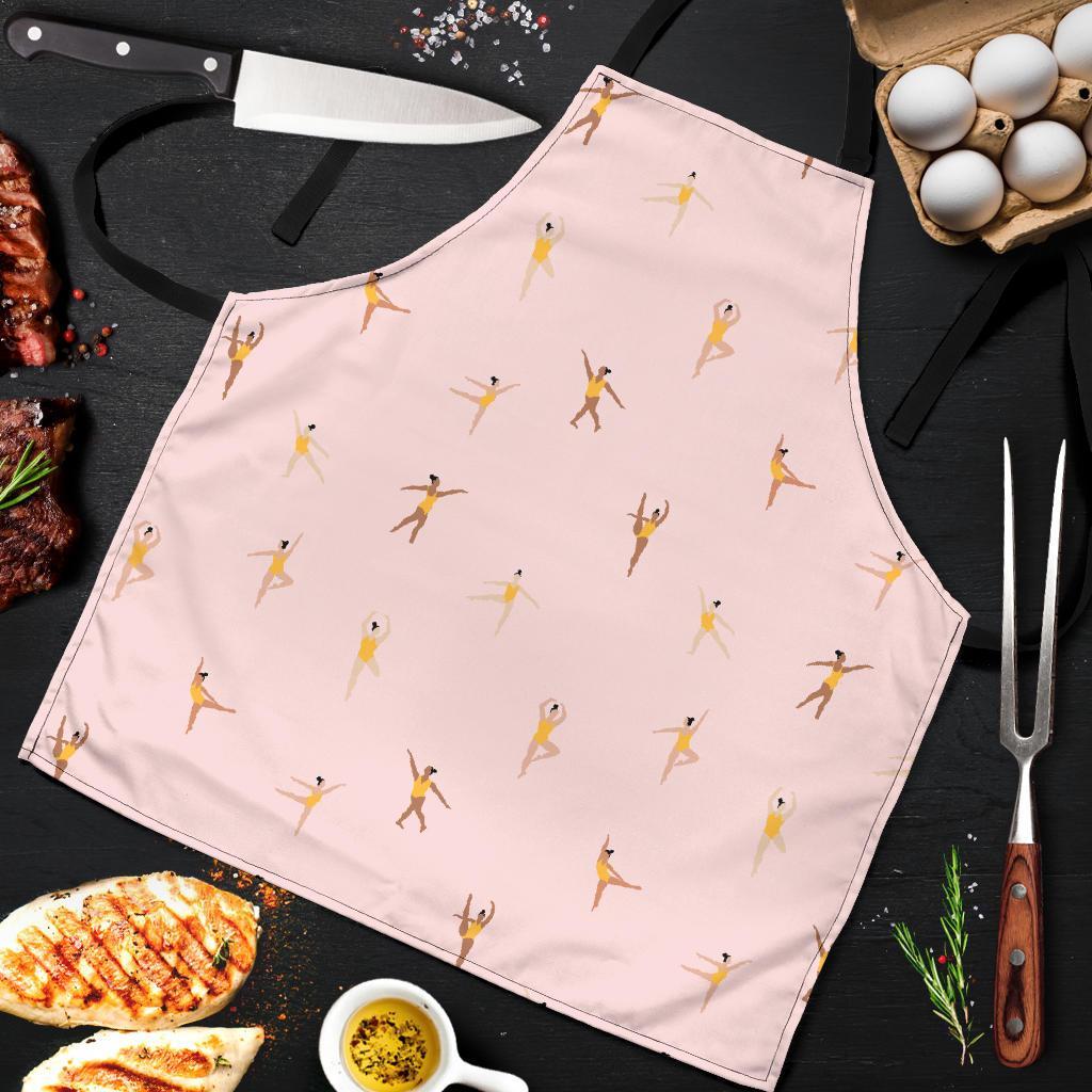 Gymnastics Pattern Print Men's Apron-grizzshop