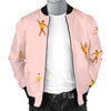 Gymnastics Pattern Print Men's Bomber Jacket-grizzshop