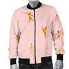 Gymnastics Pattern Print Men's Bomber Jacket-grizzshop