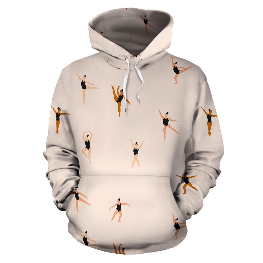 Gymnastics Print Pattern Men Women Pullover Hoodie-grizzshop