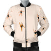 Gymnastics Print Pattern Men's Bomber Jacket-grizzshop