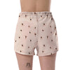 Gymnastics Print Pattern Women's Shorts-grizzshop