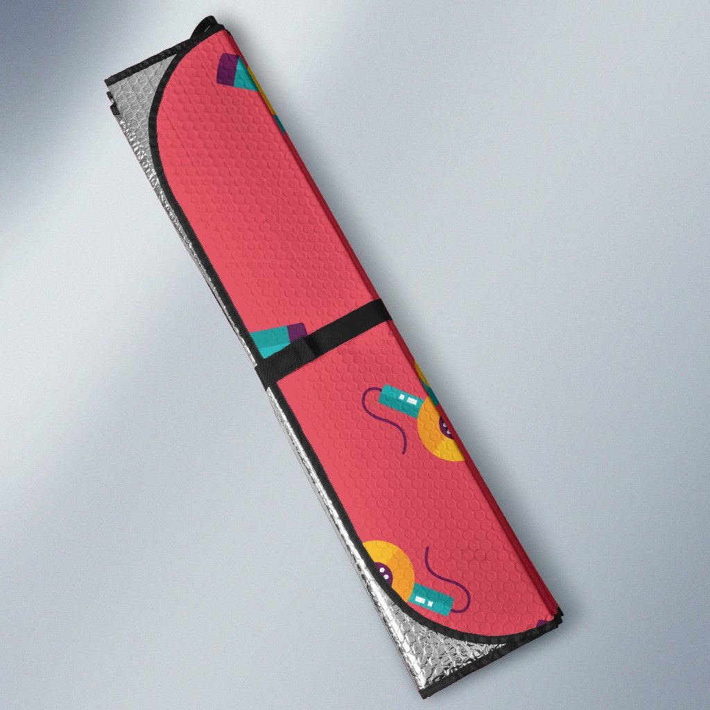 Hair Stylist Pattern Print Car Sun Shade-grizzshop