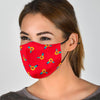 Hair Stylist Pattern Print Face Mask-grizzshop