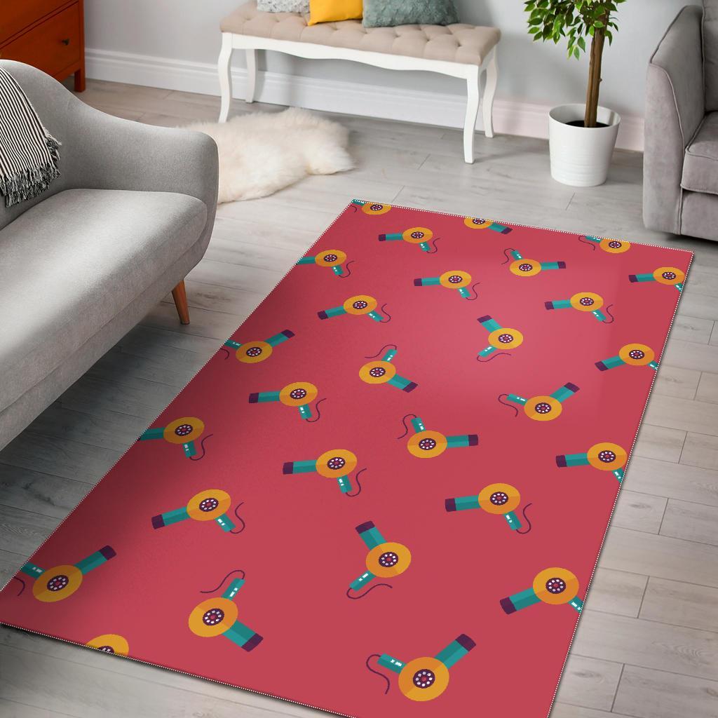 Hair Stylist Pattern Print Floor Mat-grizzshop