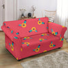 Hair Stylist Pattern Print Loveseat Cover-grizzshop