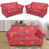 Hair Stylist Pattern Print Loveseat Cover-grizzshop