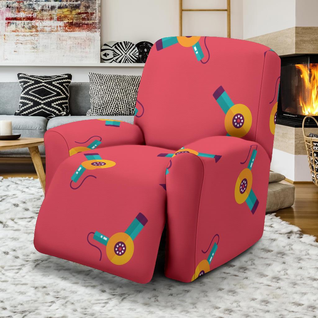 Hair Stylist Pattern Print Recliner Cover-grizzshop