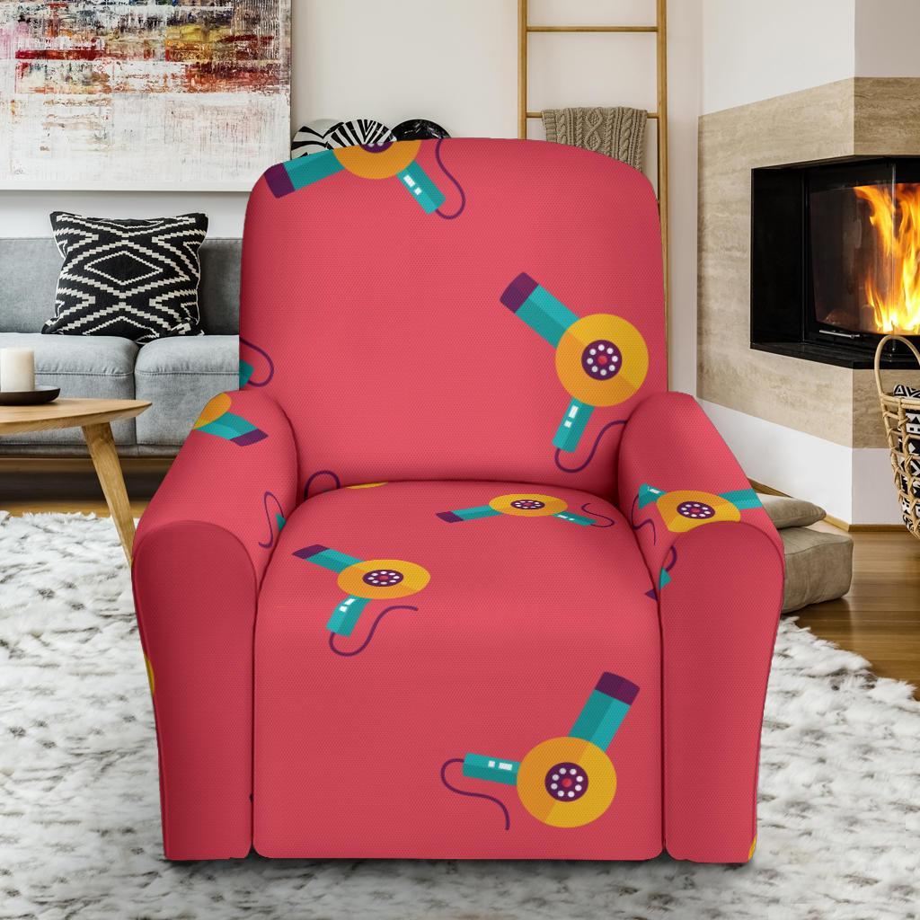 Hair Stylist Pattern Print Recliner Cover-grizzshop