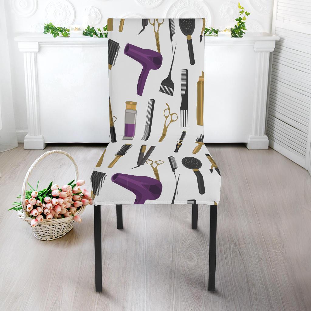 Hair Stylist Print Pattern Chair Cover-grizzshop