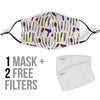 Hair Stylist Print Pattern Face Mask-grizzshop