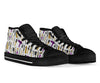 Hair Stylist Print Pattern Men Women's High Top Shoes-grizzshop