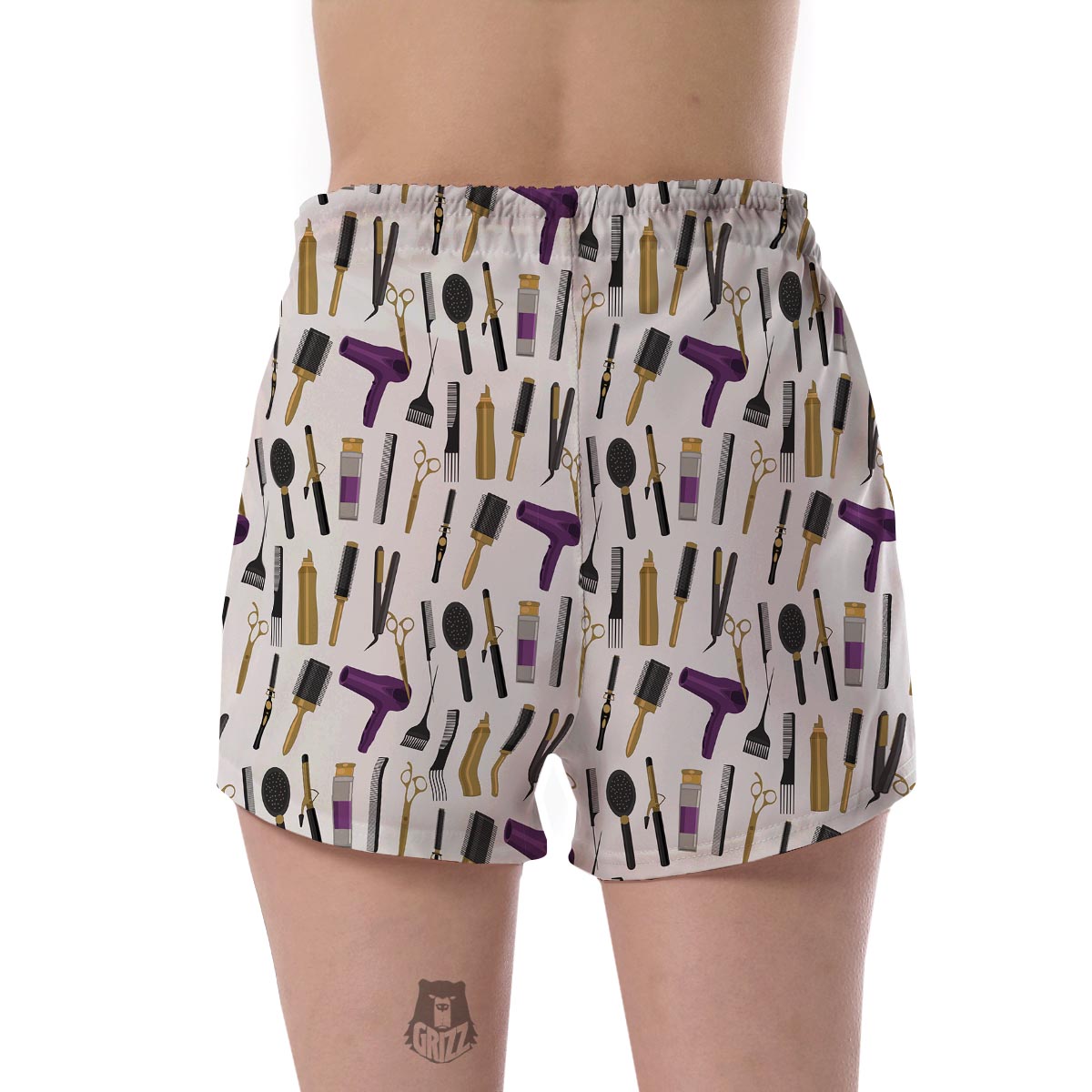 Hair Stylist Print Pattern Women's Shorts-grizzshop