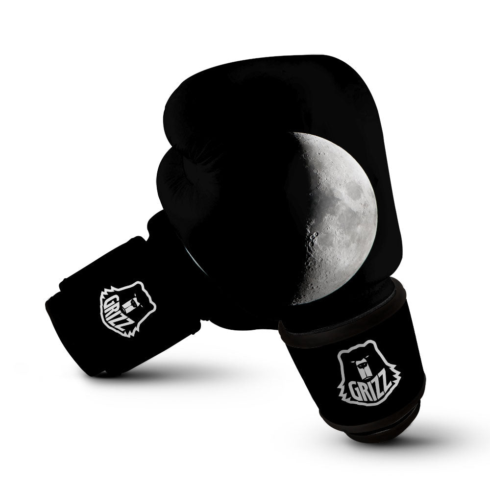 Half Moon Print Boxing Gloves-grizzshop