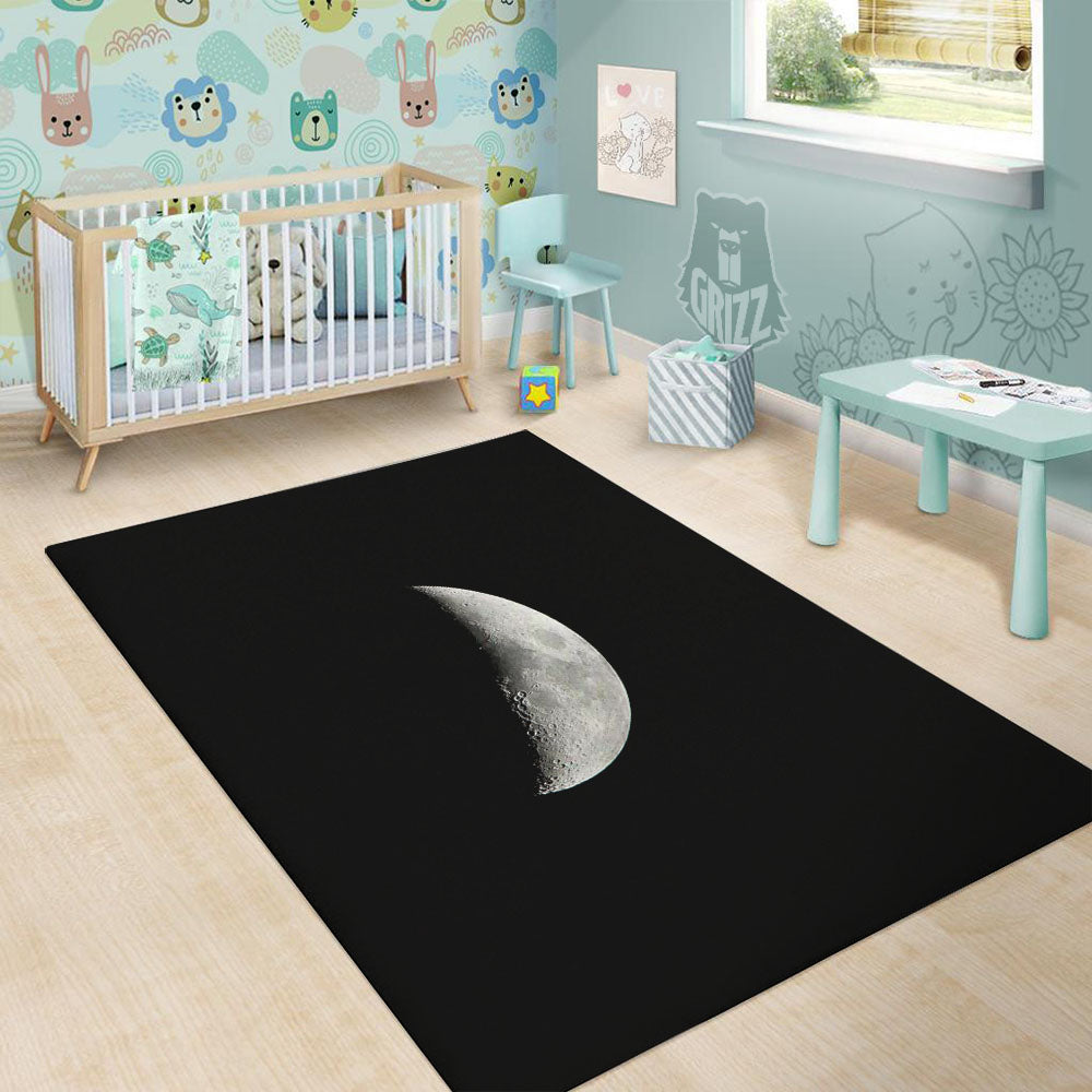 Half Moon Print Floor Mat-grizzshop