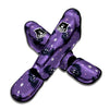 Halloween Bat Black And Purple Print Muay Thai Shin Guards-grizzshop