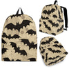 Halloween Bat Pattern Print Backpack-grizzshop