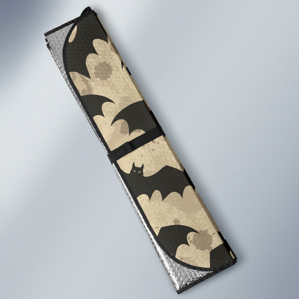 Halloween Bat Pattern Print Car Sun Shade-grizzshop