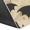 Halloween Bat Pattern Print Floor Mat-grizzshop