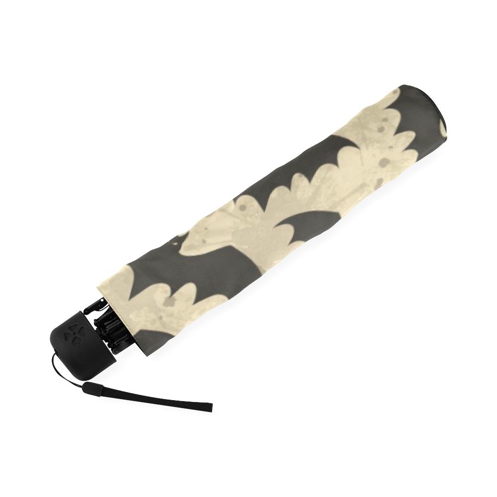 Halloween Bat Pattern Print Foldable Umbrella-grizzshop