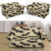 Halloween Bat Pattern Print Loveseat Cover-grizzshop