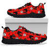 Halloween Black Cat Pattern Print Sneaker Shoes For Men Women-grizzshop