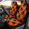 Halloween Black Cat Pattern Print Universal Car Seat Cover-grizzshop