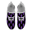 Halloween Coffin Purple Print Pattern White Athletic Shoes-grizzshop