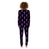 Halloween Coffin Purple Print Pattern Women's Pajamas-grizzshop