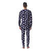 Halloween Cute Ghost Emoji Print Pattern Men's Pajamas-grizzshop