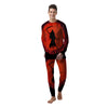 Halloween Grim Reaper Print Men's Pajamas-grizzshop