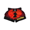 Halloween Grim Reaper Print Muay Thai Boxing Shorts-grizzshop