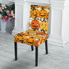 Halloween Pumpkin Pattern Print Chair Cover-grizzshop