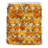 Halloween Pumpkin Pattern Print Duvet Cover Bedding Set-grizzshop