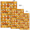 Halloween Pumpkin Pattern Print Floor Mat-grizzshop