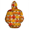 Halloween Pumpkin Pattern Print Men Women Pullover Hoodie-grizzshop