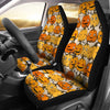 Halloween Pumpkin Pattern Print Universal Fit Car Seat Covers-grizzshop