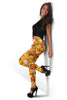 Halloween Pumpkin Pattern Print Women Leggings-grizzshop